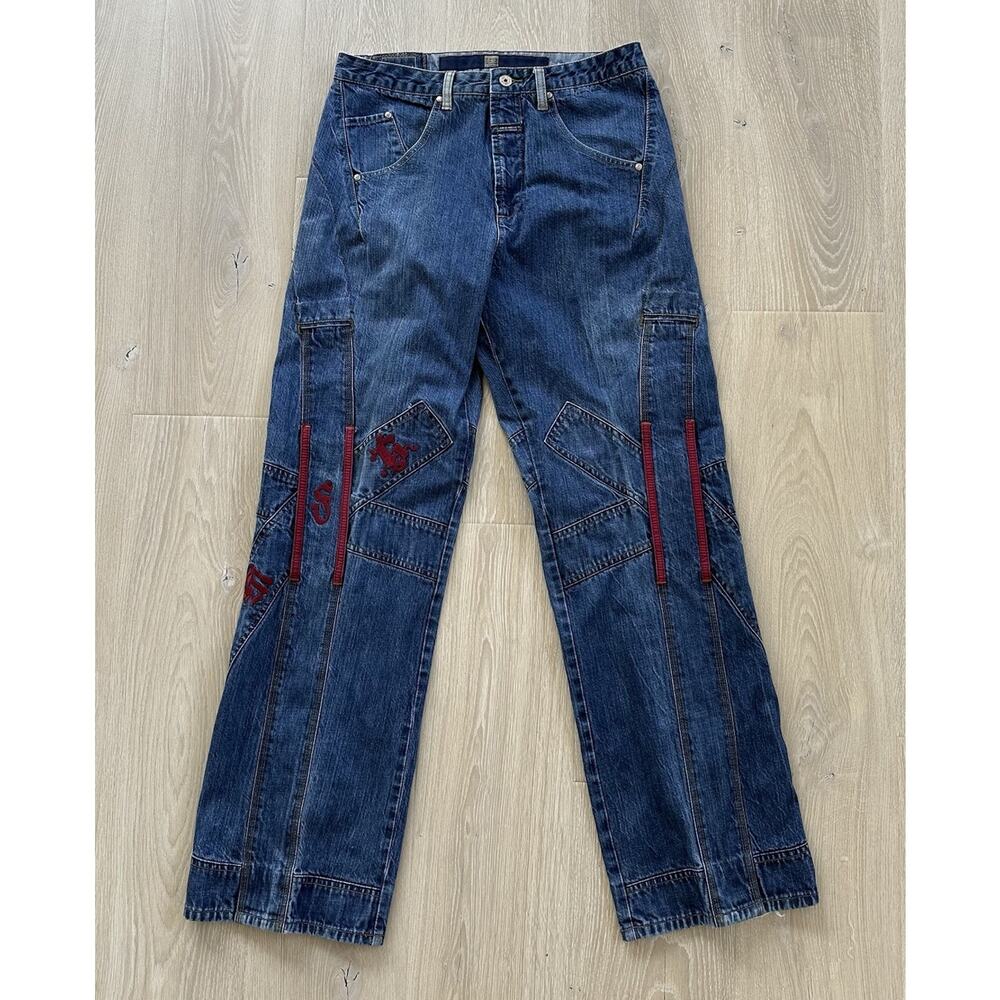 Vintage Marithe Francois Girbaud Jeans MSG Shuttle Straps